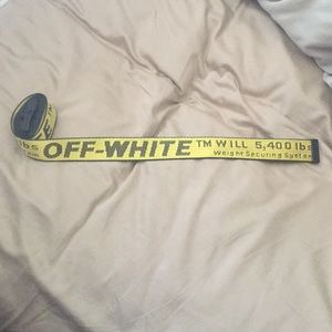 OFF-WHITE YELLOW INDUSTRIAL BELT